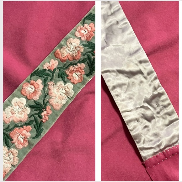 Barbie Pink Pencil Skirt with Two Fabric Belts Mother of Pearl Buckle Sz Medium - Picture 14 of 16